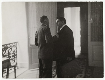Lausanner Abrüstungskonferenz. Édouard Herriot und Franz von Papen im Hotel Beau Rivage