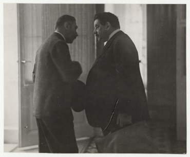 Lausanner Abrüstungskonferenz. Édouard Herriot und Franz von Papen im Hotel Beau Rivage