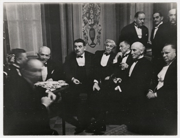 Abendempfang bei Éduard Herriot während der Genfer Abrüstungskonferenz im Hotel des Bergues