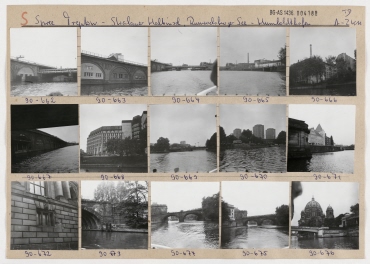 Bauten am Spreeufer (Dokumentation einer Spreebefahrung nach der weitgehenden Beseitigung der Berliner Mauer)