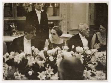 Dinner in der französischen Botschaft in Washington D.C. zu Ehren des Besuchs von Pierre Laval