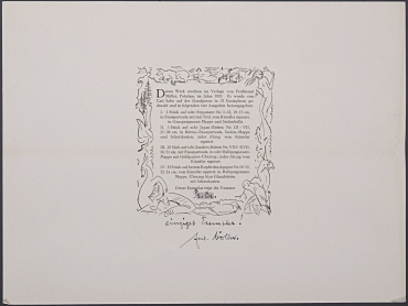 Hirtenliedernach Pierre Louys -  signiertes Deckblatt