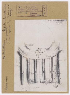 Planrepro: Schaubild des 13. Turmgeschosses am Frankfurter Tor