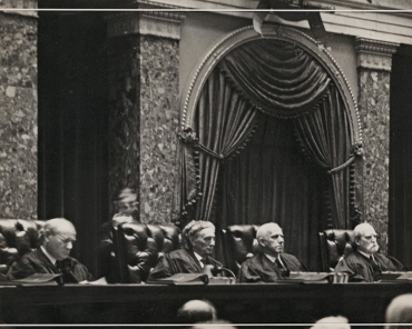 Seltene Aufnahme einer Sitzung des Supreme Court, des höchsten Gerichtshofes der USA