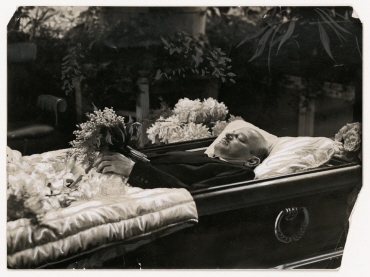 Gustav Stresemann auf dem Totenbett