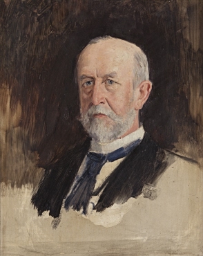 Portraitstudie Wilhelm von Wedell-Piesdorf, Minister des königlichen Hauses