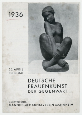 Deutsche Frauenkunst der Gegenwart: Ausstellung Mannheimer Kunstverein. Mannheim