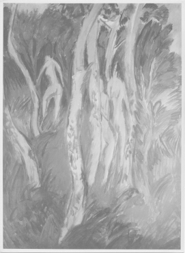 Ohne Titel ("Akte im Walde" von Ernst Ludwig Kirchner)