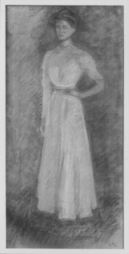 Ohne Titel ("Stehende Frau" von Edvard Munch)