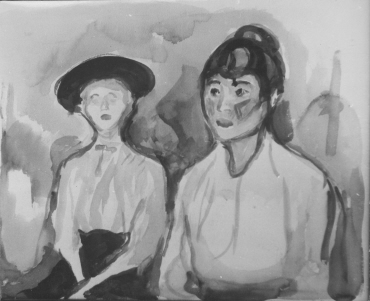 Ohne Titel ("Zwei Mädchen" von Edvard Munch)