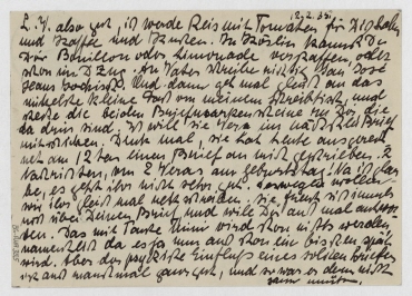 Postkarte von Elfriede Hausmann an Vera Hausmann. Neuwasser/Rügenwalde