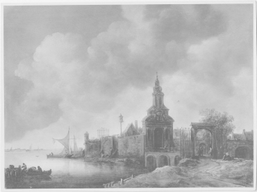 Ohne Titel ("Haarlemer Tor in Amsterdam" von Jan van Goyen)