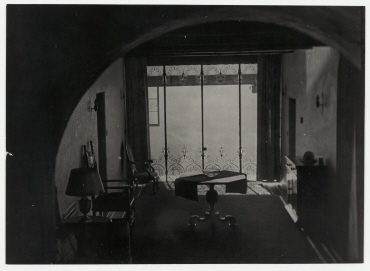 Blick aus einem der Zimmer der Villa von Ann Harding in Hollywood