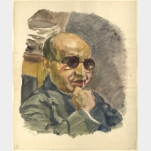 Portrait of a Young Man with Dark Glasses (Paul Westheim)