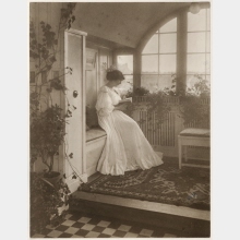 Anna Muthesius in the Sunroom