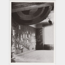 Untitled (Interior view of the Ivan Puni exhibition at gallery Der Sturm)