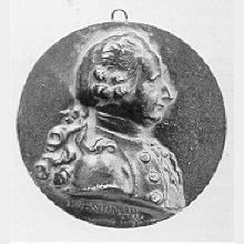 Medaillon mit Profilbildnis Abraham Gotthelf Kästners (1719-1800)