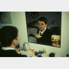 Siobhan in my mirror, Berlin 1992