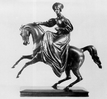 Reiterstatuette der Zarin Alexandra Feodorowna