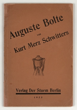 Schwitters, Kurt (Merz): Tran Nr. 30 : Auguste Bolte (ein Lebertran.).