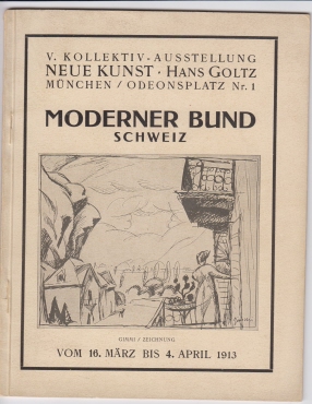 Moderner Bund Schweiz vom 16. März bis 4. April 1913