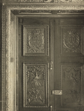 Rotes Damast- oder Tressenzimmer, Teil einer Tür