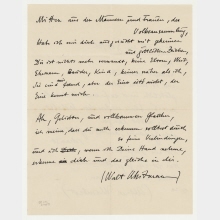Manuskript von Raoul Hausmann enthält eine Übersetzung von Walt Whitman und eine Abschrift eines Textes von Alfred Mombert
