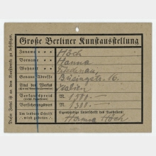 Große Berliner Kunstausstellung 1921 : Abt. Novembergruppe/Bund Deutscher Architekten.