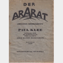 Paul Klee. Katalog der 60. Ausstellung der Galerie Neue Kunst - Hans Goltz