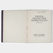 Erster Deutscher Herbstsalon: exhibition catalogue